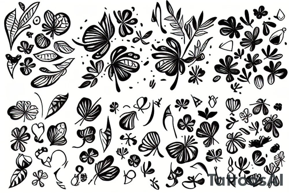 clover leaf tattoo idea