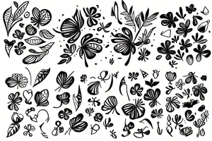 clover leaf tattoo idea