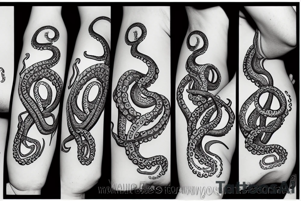 octopus with ak-74 tattoo idea