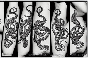 octopus with ak-74 tattoo idea