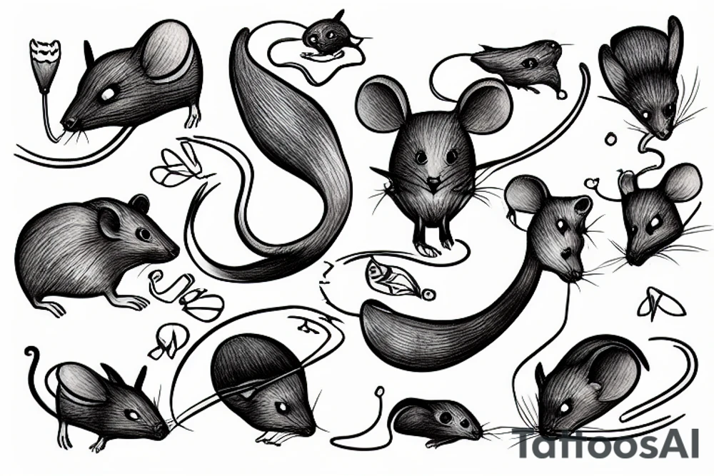 mouse tattoo idea