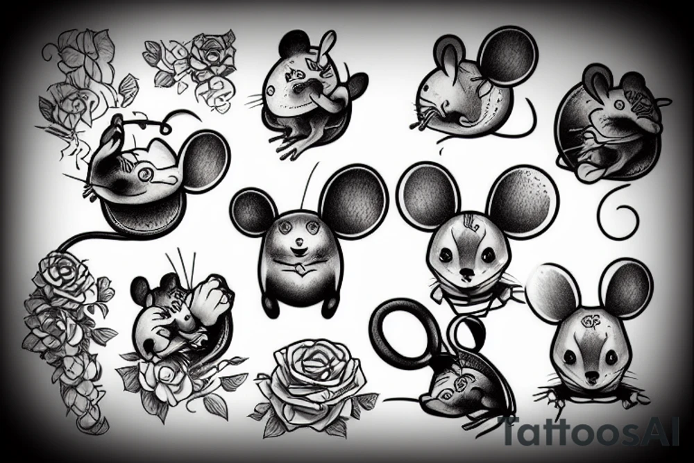 mouse tattoo idea