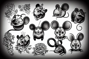 mouse tattoo idea