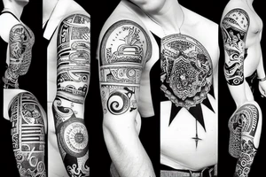 Tattoo in the form of a programming code tattoo idea