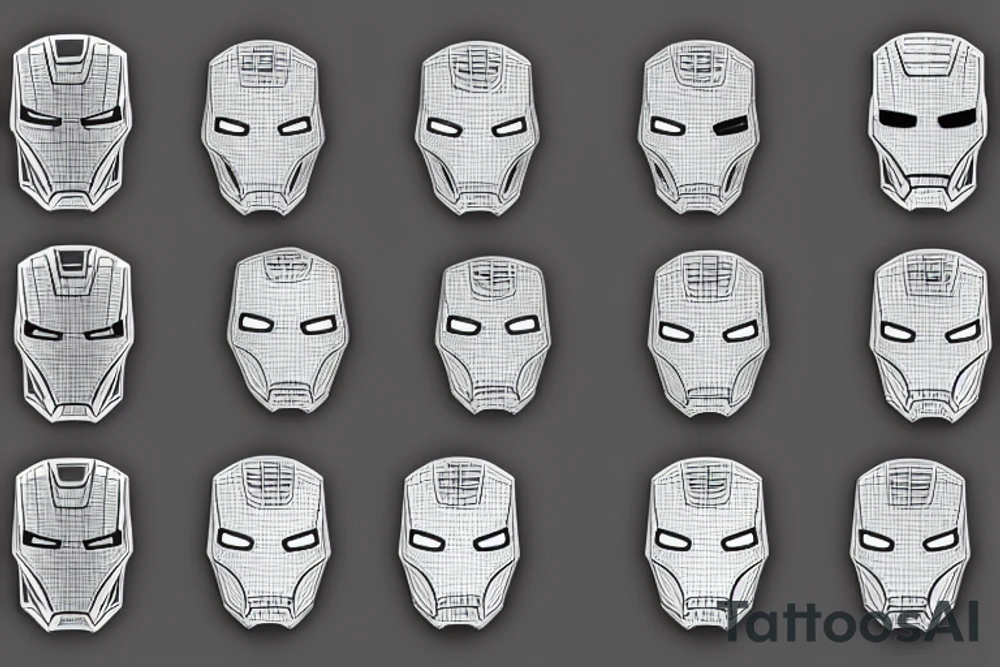 iron man tattoo idea