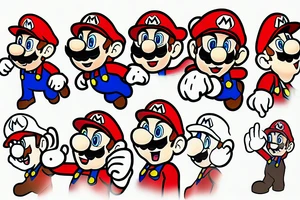 super mario tattoo idea