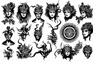 Dionysos, godlike, regal, dmt tattoo idea