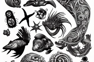 Underwater tattoo idea