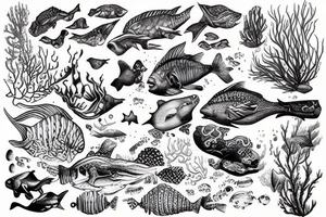 Underwater tattoo idea