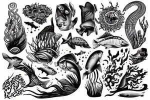 Underwater tattoo idea