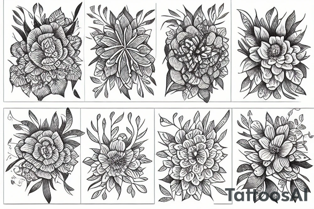 flower tattoo idea