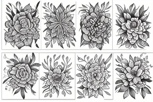 flower tattoo idea