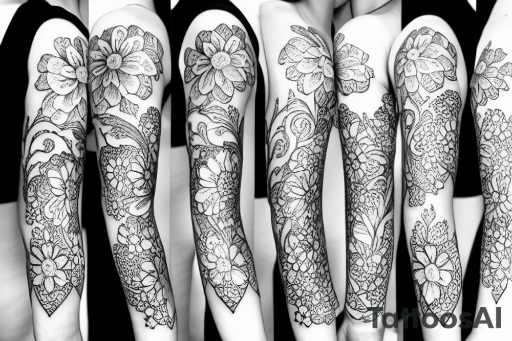 flower tattoo idea