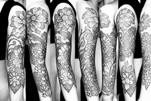 flower tattoo idea
