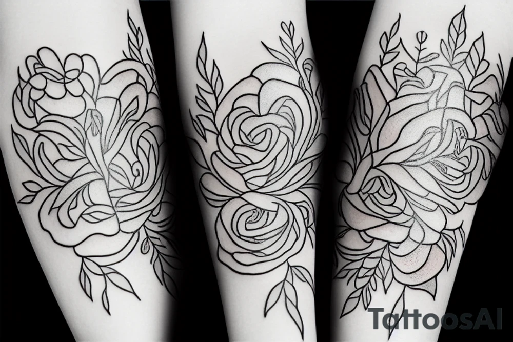 flower tattoo idea