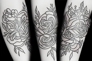 flower tattoo idea