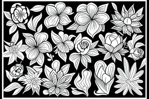 flower tattoo idea