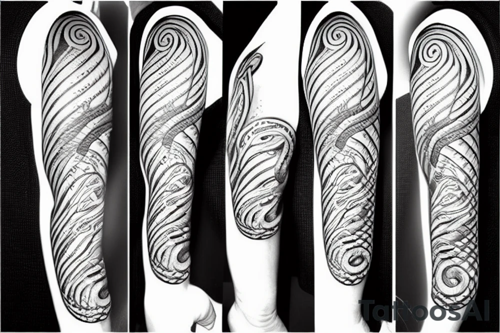 a medical snake tattoo idea