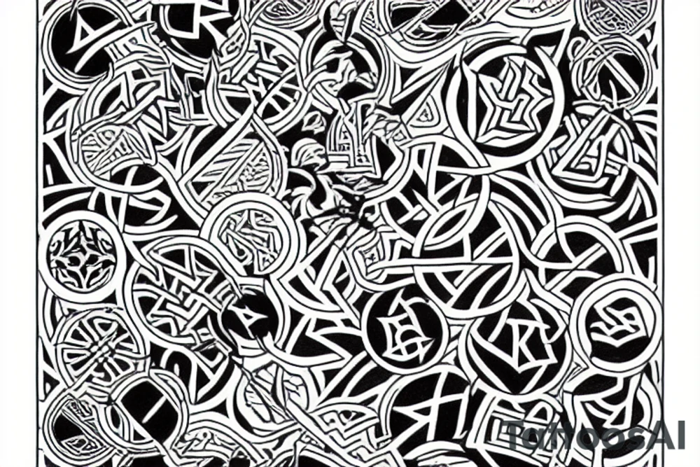 norse pattern tattoo idea