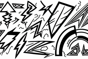 lightning bolt tattoo idea