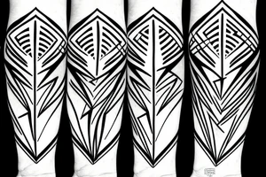 lightning bolt tattoo idea