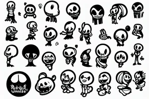 the main character undertale tattoo idea