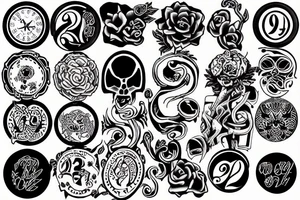 number 92 tattoo idea