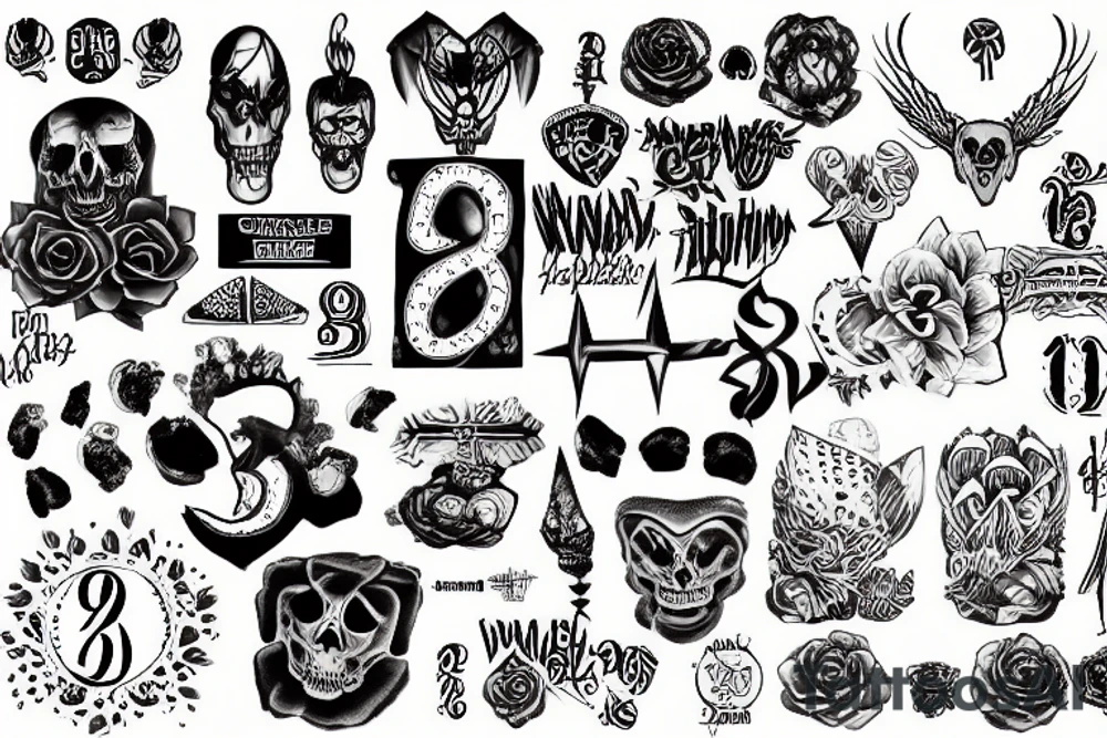 number 92 tattoo idea