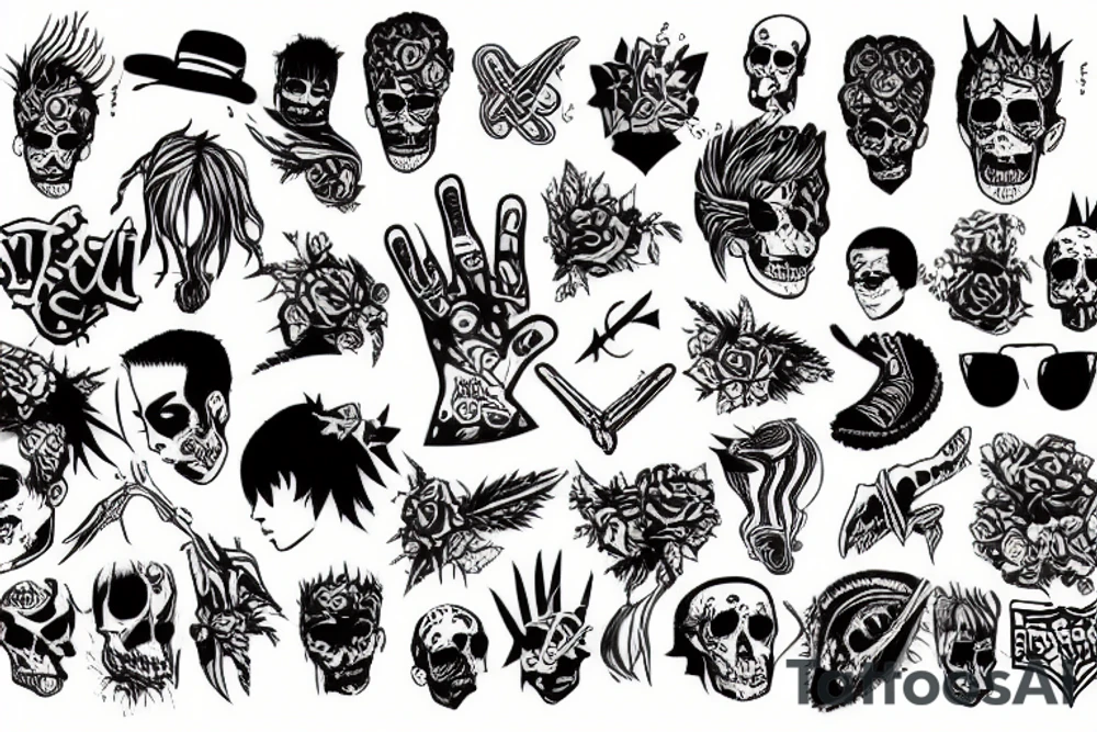 Punk tattoo idea