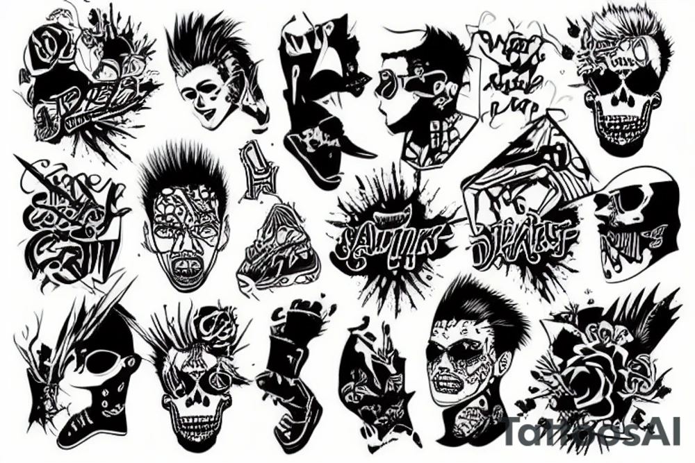 Punk tattoo idea