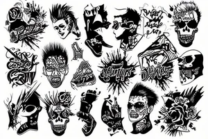 Punk tattoo idea