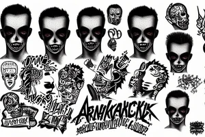 Punkrock Skinhead Anarchy tattoo idea