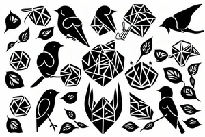 Birdie tattoo idea