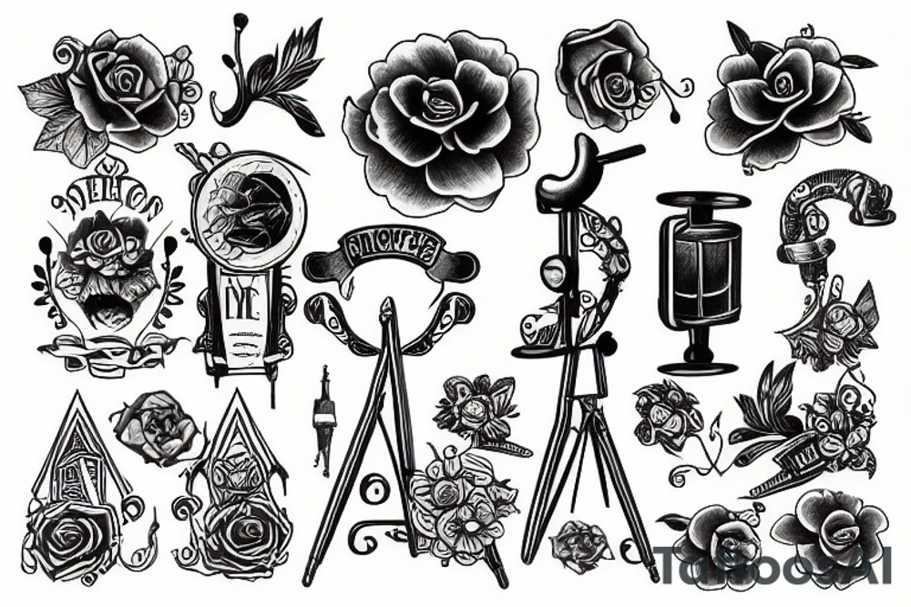 Easel tattoo idea