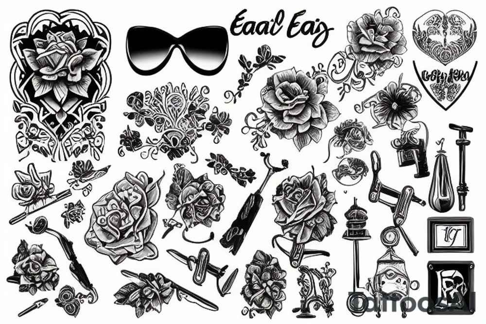 Easel tattoo idea