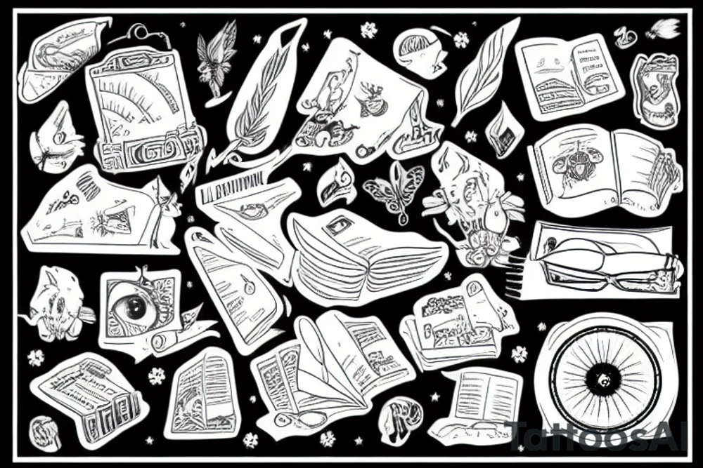 libro non fiction sul paganesimo norreno tattoo idea