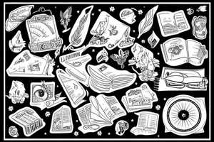 libro non fiction sul paganesimo norreno tattoo idea