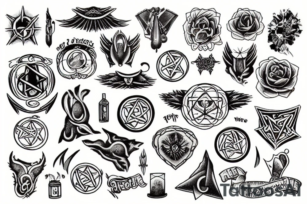 libro wicca tattoo idea