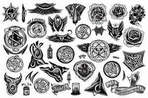 libro wicca tattoo idea