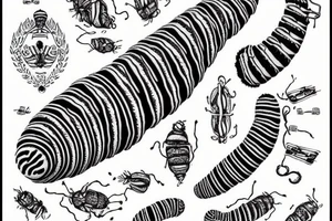 caterpillar a prisoner to the streets tattoo idea