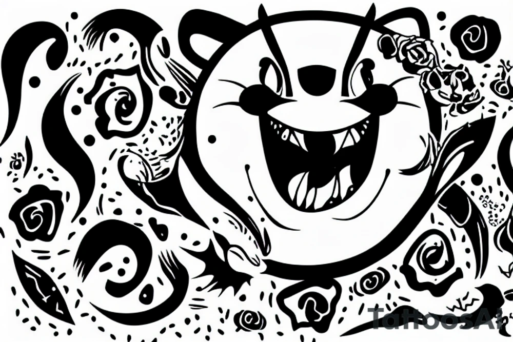 Cheshire's smile from Alice in Wonderland tattoo idea