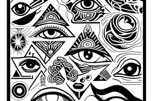 all-seeing eye tattoo idea