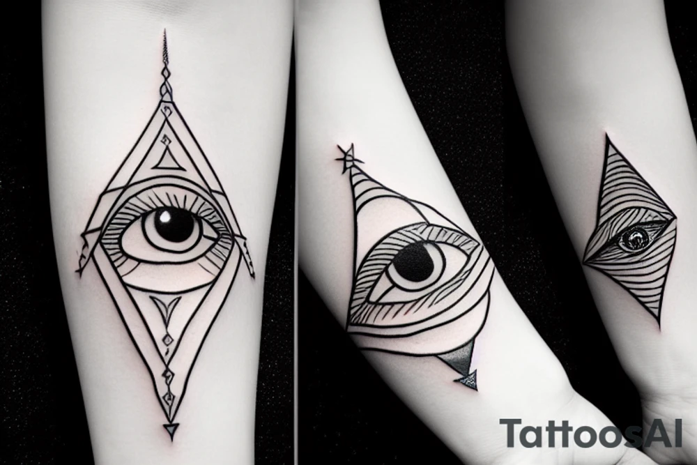 all-seeing eye tattoo idea