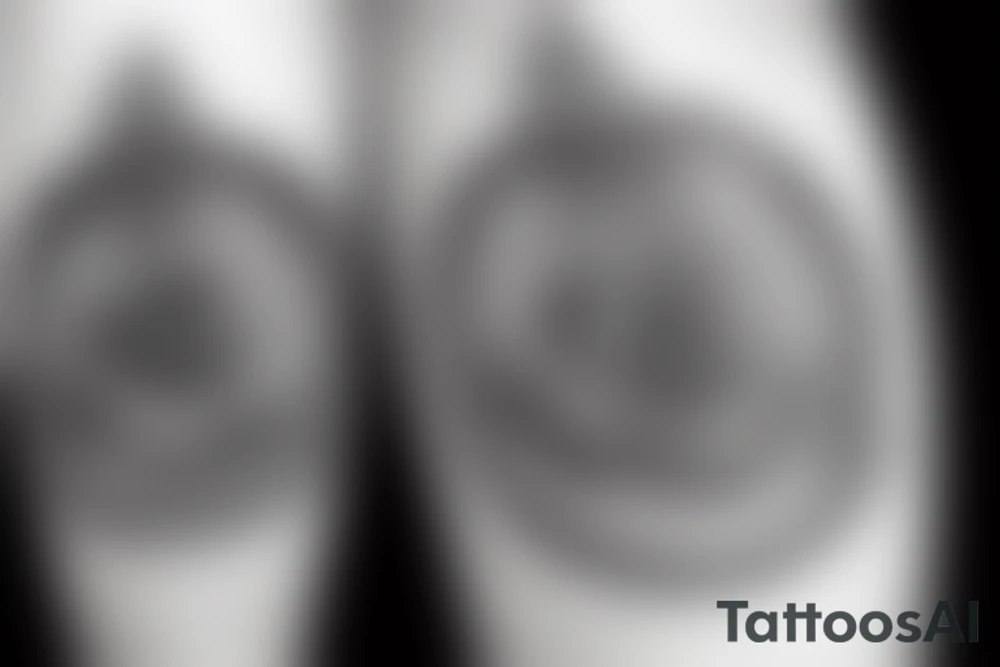 all-seeing eye on the pyramid tattoo idea