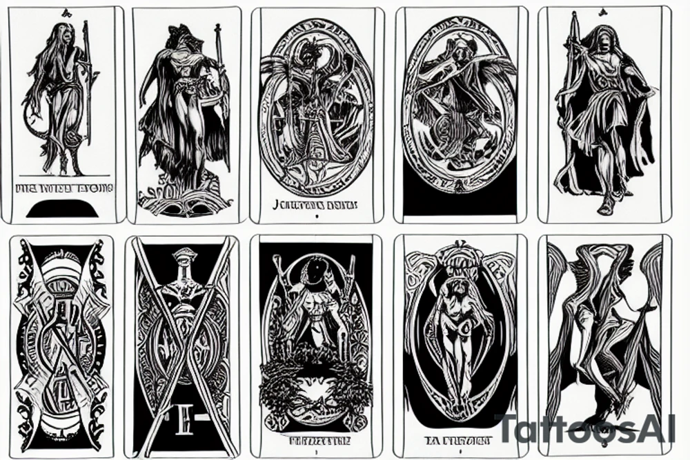 justice tarot card tattoo idea