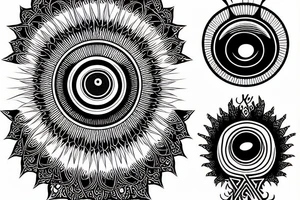 great eye of wisdom tattoo idea