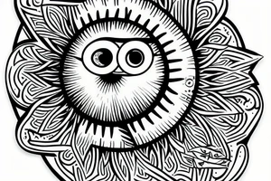great eye of wisdom tattoo idea