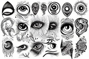 great eye of wisdom tattoo idea