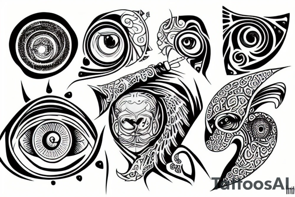 great eye of wisdom tattoo idea
