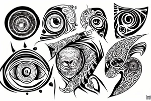 great eye of wisdom tattoo idea